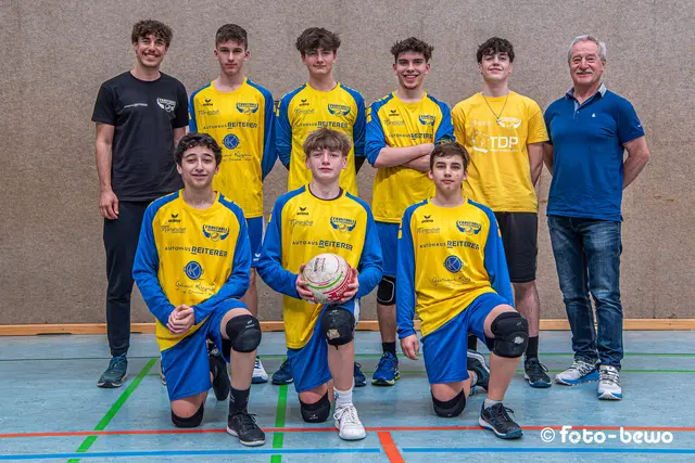 Die U16-Faustballer der Turnerschaft Deutschlandsberg traten erstmals bei einer Bundesmeisterschaft an. | Foto: Foto BEWO