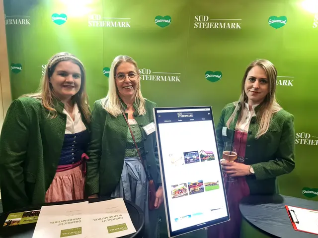 Vor Ort wurde auch die neue App des Tourismusverbandes Südsteiermark präsentiert. | Foto: MeinBezirk/Katrin Löschnig