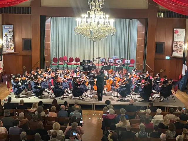 Die japanischen Gäste gaben in Bärnbach ein eindrucksvolles Konzert. | Foto: MS Bärnbach