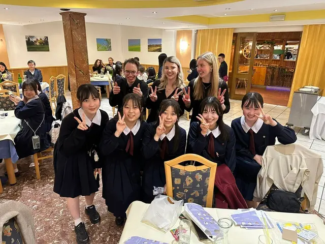 Die jungen Japanerinnen fühlten sich in Bärnbach wohl. | Foto: MS Bärnbach