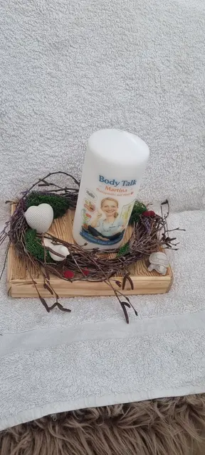 Individuell bedruckte Kerze | Foto: Ramsch von Pramsch
