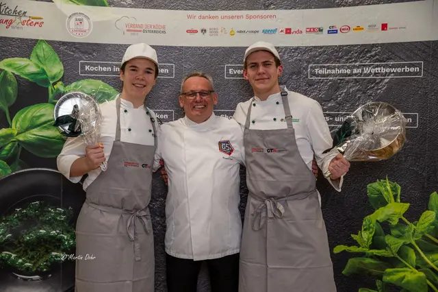 Florian Höfler, 1. Platz und David Reissner, 2. Platz brillierten beim diesjährigen "Rindfleischkaiser". | Foto: TS Bad Gleichenberg
