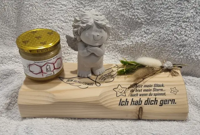 Schutzengel-Geschenk mit Honig | Foto: Ramsch von Pramsch