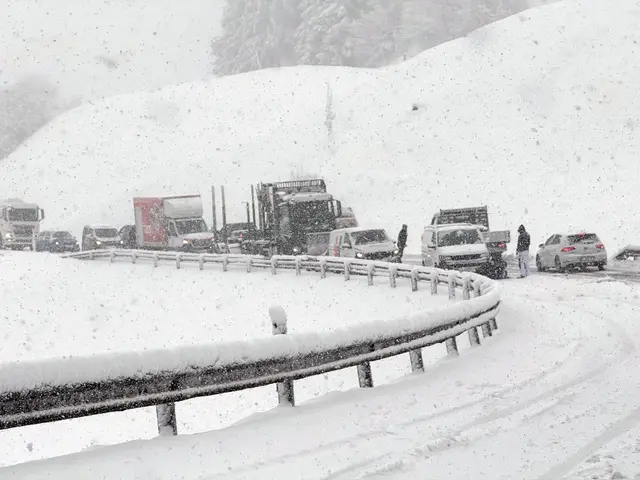 General Winter kehrte wieder zurück: Probleme für Verkehrsteilnehmer