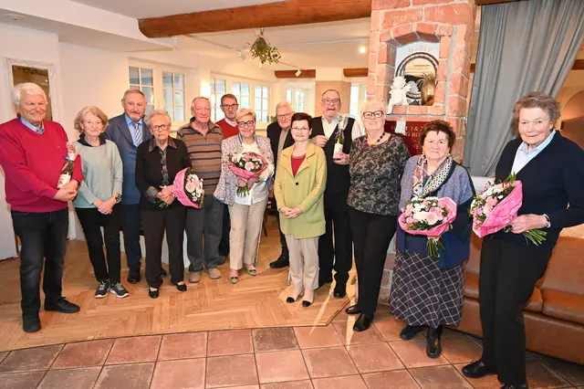 Runde Geburtstage und 60 Ehejahre wurden gefeiert