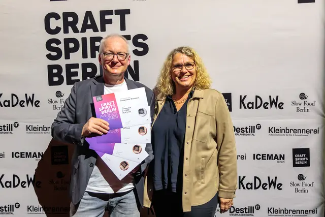 Wolfgang Potzmann mit seiner Lebensgefährtin Gerlinde Baraldi in Berlin | Foto: Craft Spirits Berlin