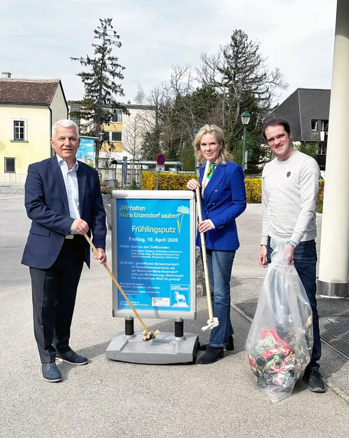 Frühlingsputz in Maria Enzersdorf