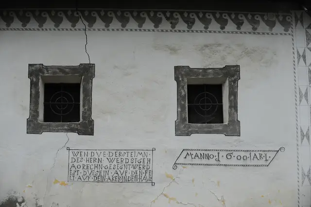 Hausinschrift um ca. 1600 | Foto: Evangelisches Forum Fresach