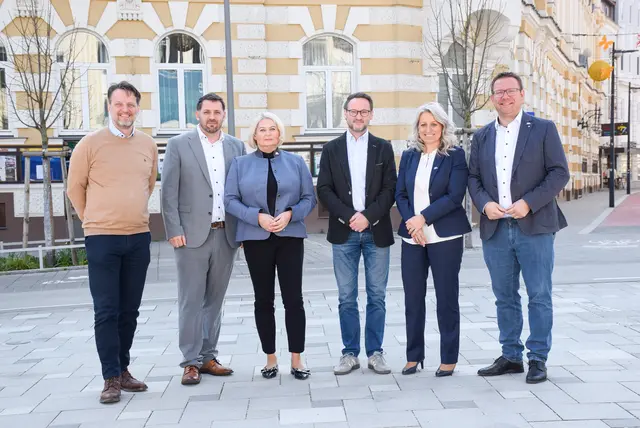 Führungstrio sorgt für neuen Stil im Amstettner Rathaus