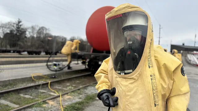 ÖBB und Feuerwehren proben den Ernstfall mit Gefahrgut