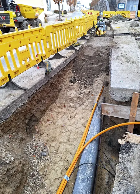 Eine regionale Kooperation bringt großflächigen Glasfaserausbau im Ortszentrum von Neufelden. | Foto: BBOÖ