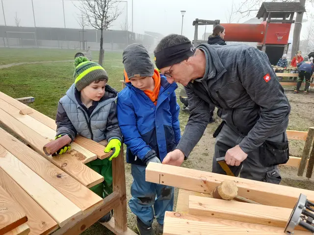 Schüler unterstützen Kindergarten Weibern