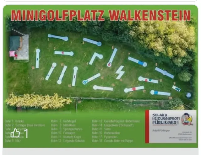 Minigolfplatz Walkenstein ab sofort geöffnet