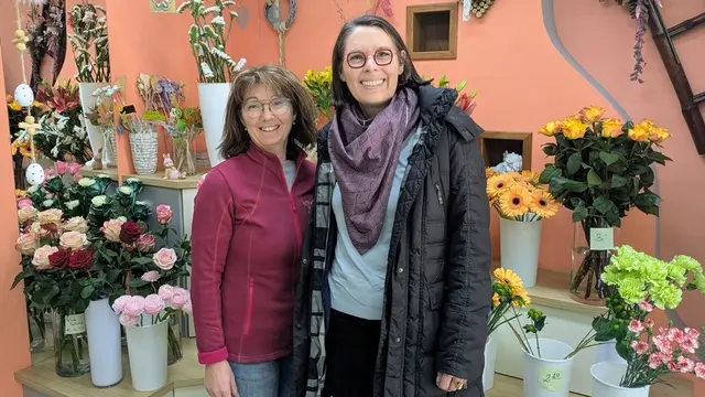 Manuela Böhm mit WK-Bezirksstellenleiterin Katharina Schwarzinger. | Foto: Privat