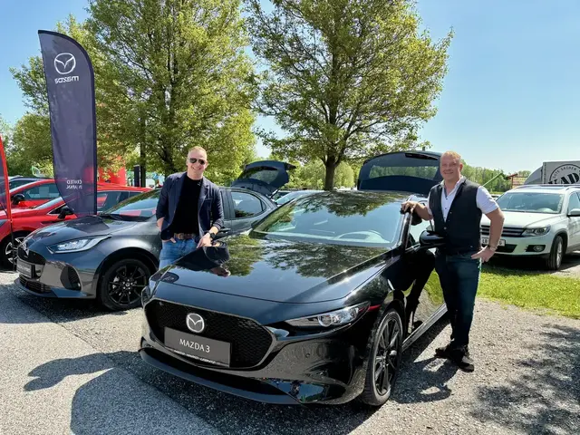 Ferry Marko und Martin Kaschowitz sind auch heuer wieder bei der Autoschau auf der Südsteirischen Baumesse dabei. | Foto: B. Gady