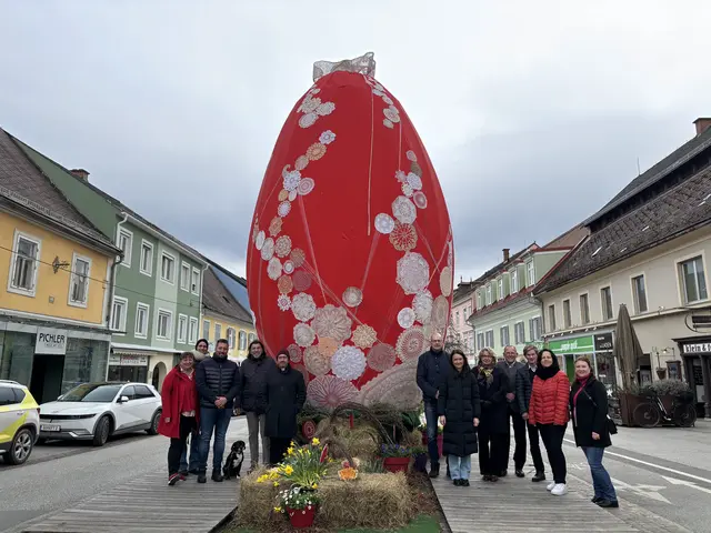 Riesen-Osterei wurde zum Glück nicht „vom Winde verweht“