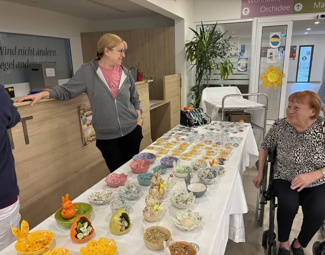 Das PBZ Himberg lud zum Ostermarkt. | Foto: PBZ Himberg