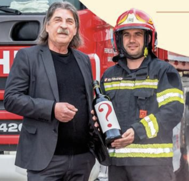 Jungwein-Siegerpräsentation und Segnung