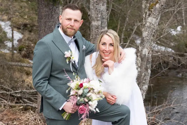 Iris Raaber und Christopher Stolz haben sich am 21. März in Haus im Ennstal das Ja-Wort gegeben. | Foto: Pressberger