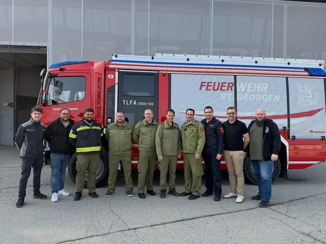 Große Freude bei der Feuerwehr St. Georgen: Das neue Tanklöschfahrzeug wurde bereits am vergangenen Wochenende – deutlich früher als ursprünglich geplant – geliefert. | Foto: FF St. Georgen