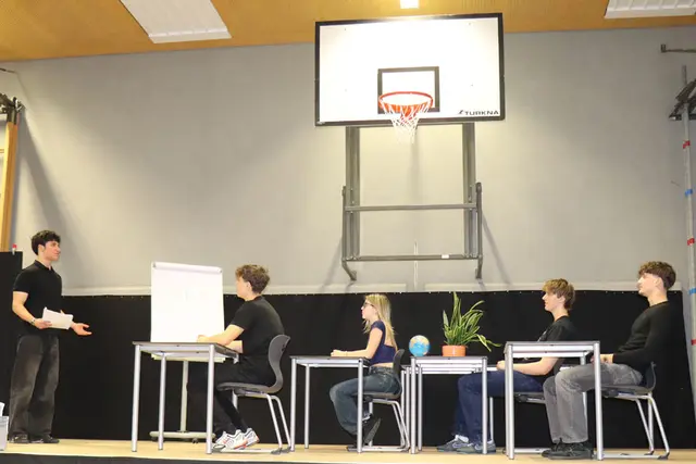 Eine Szene aus dem Schulalltag