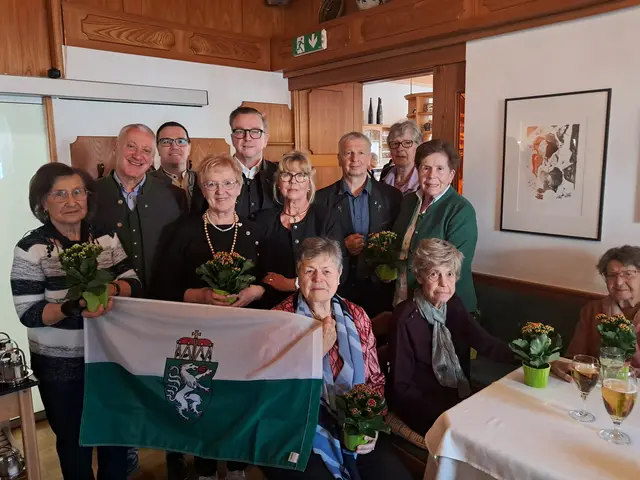 Die Mitglieder des Seniorenbunds Köflach-Graden mit Helmut Linhart, Heimo Ortner und Walter Reiter | Foto: Kückmeier