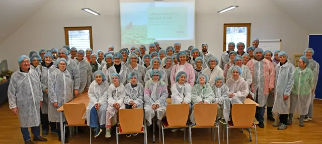 Führung in sterilster Kleidung notwendig