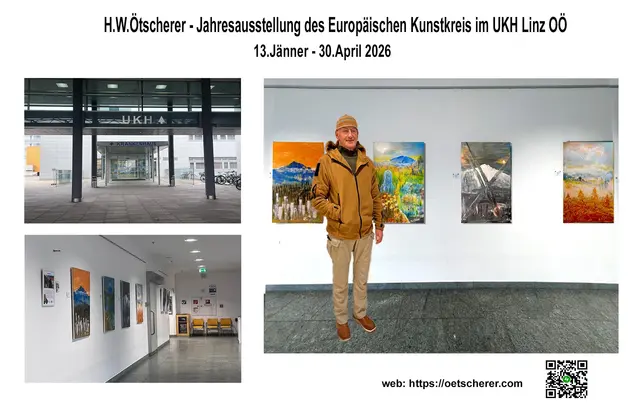 H.W. Ötscherer stellt seine Werke 