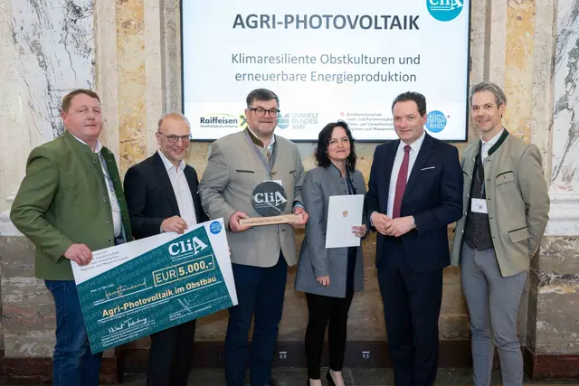 Platz 1 und 5.000 Euro Sieggeld für die Versuchsstation Obst- und Weinbau in Haidegg | Foto: Haidegg