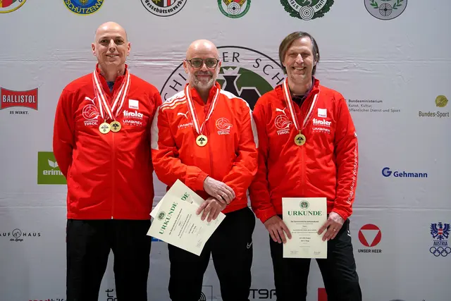 Österreichische Meisterschaften Luftdruckwaffen Wolfsberg: Doppelgold für Rudi Sailer