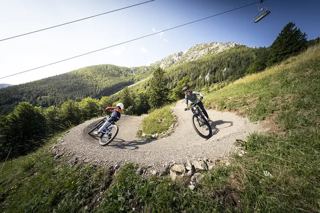 Startschuss für mehr als zwölf Kilometer Trails und Lines