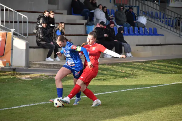 Kapitänin Leonie Pinter hatte zweimal Pech mit einem Aluminiumtreffer. | Foto: MeinBezirk/Michael Strini