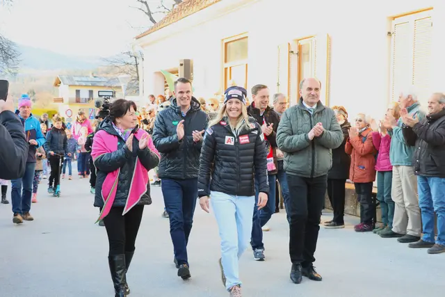Empfang der Olympia Medaillen Gewinnerin