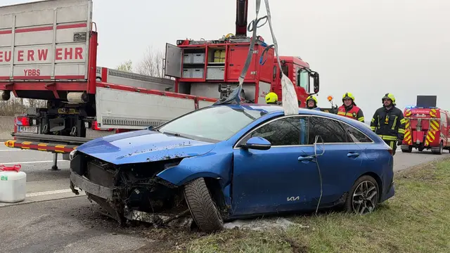 Am frühen Sonntagmorgen kam es auf der Westautobahn A1 bei Ybbs zu einem Verkehrsunfall | Foto: DOKU NÖ