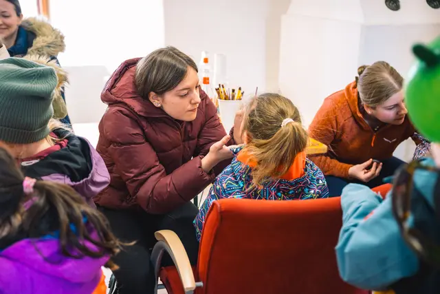 Nina Weiss von den JB Pfons war Teil des Kinderprogramm-Teams | Foto: Pernsteiner
