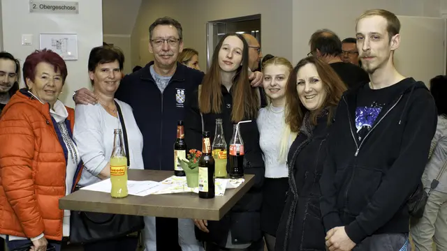 Christine, Andrea, Christian, Steffi, Lea, Claudia und Chrisi