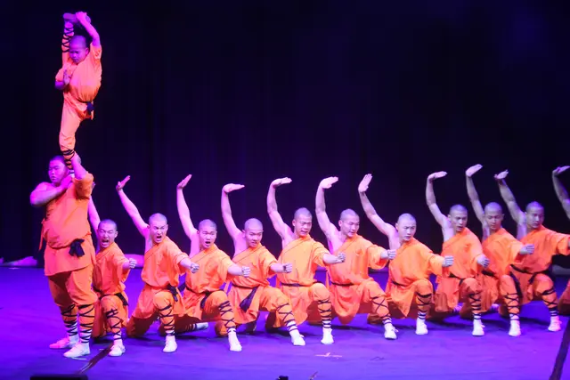 Die Shaolin Mönche begeisterten die Gäste im Kunsthaus Weiz. | Foto: Josef Hofmüller