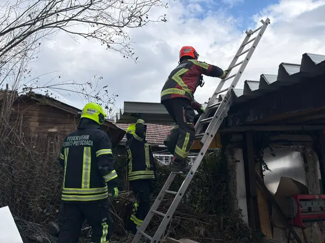 Blechdach musste entfernt werden