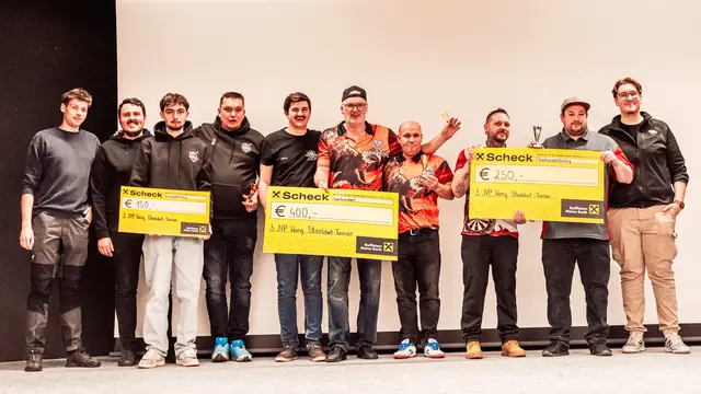 JVP Weng richtete drittes Steeldart-Turnier aus