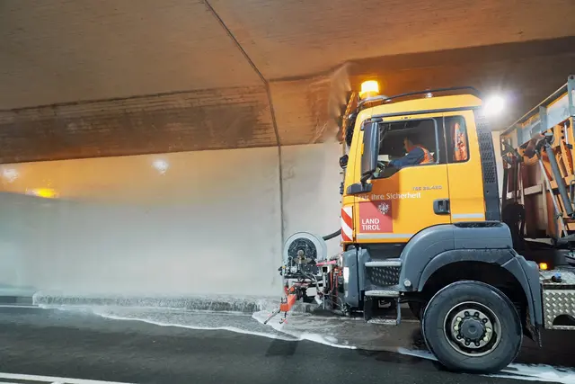 Frühjahrsputz in Tirols Galerien und Tunnel
