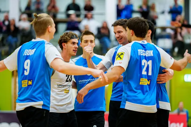 UNIONvolleys sichern wichtige Punkte im Kampf um den Ligaverbleib