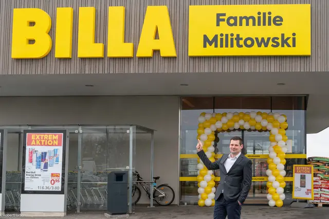 Über 750 m² Verkaufsfläche bieten ein breites Sortiment im BILLA Familie Militowski. | Foto: BILLA AG / Robert Harson