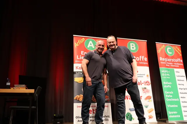 Christian Putscher und Günther Lainer: ein ungleiches, aber sich perfekt ergänzendes Duo.  | Foto: MeinBezirk/Constance Haslberger