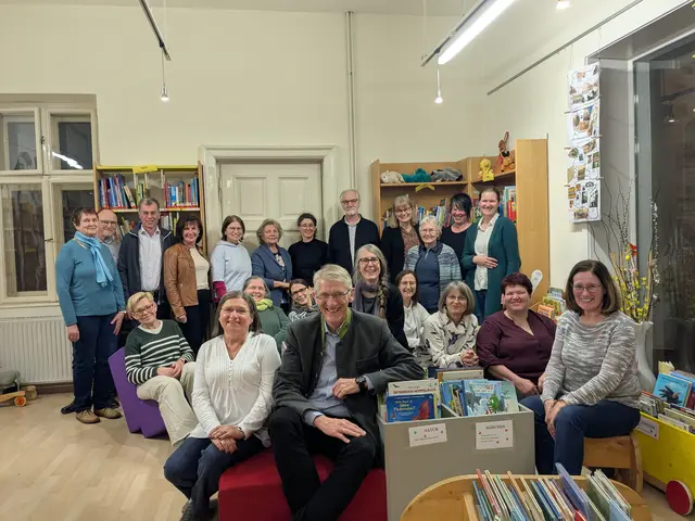 Am 11. März fand das Treffen in der Bibliothek Poysdorf statt. | Foto: Treffpunkt Bibliothek