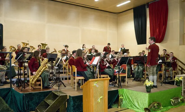 Der Musikverein zeigte sein Können. 