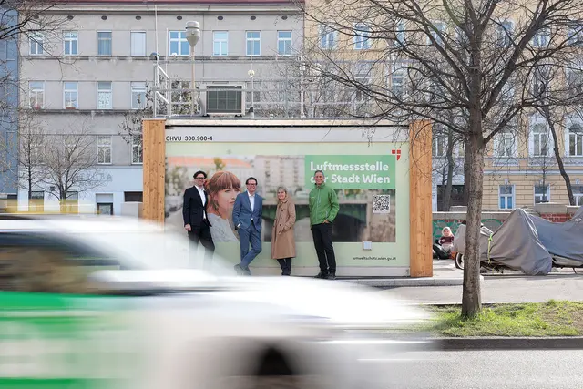 Neue Messstation misst jetzt Wiens Luft am Lerchenfelder Gürtel