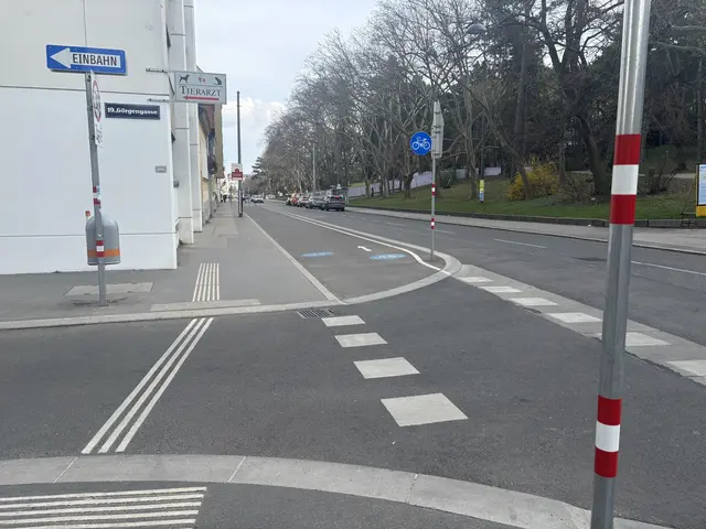Vor allem der Radweg Krottenbachstraße steht seit längerem in der Kritik.  | Foto: Fabian Franz/MeinBezirk