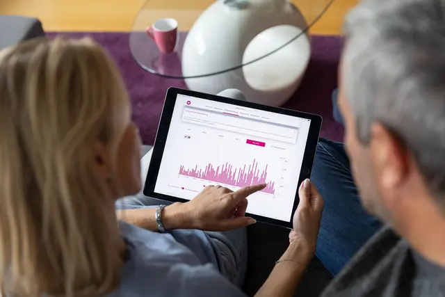 User können das Smart Meter-Webportal online nutzen. | Foto:  Wiener Netze/Arndt Ötting