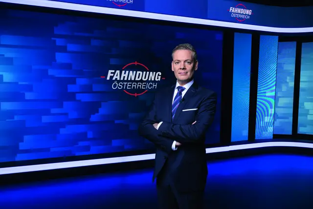 Hans Martin Paar präsentiert in enger Zusammenarbeit mit dem Bundesministerium für Inneres, dem Bundesministerium für Justiz und dem Bundeskriminalamt auch in dieser Live-Sendung sechs bis dato ungelöste Kriminalfälle. | Foto: ServusTV / Alexander Gruber