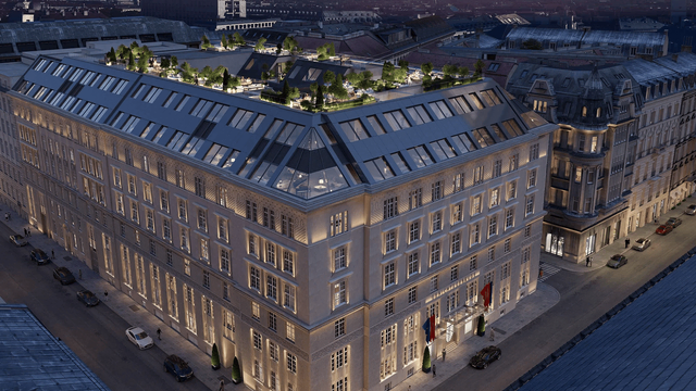 Das Handelsgericht wurde aufwändig zu einem Fünfsterne-Hotel umgebaut. Dieser Umbau soll jetzt zur Insolvenz des Baunehmers geführt haben. Der Hotelbetrieb selbst ist nicht betroffen. | Foto: Mandarin Oriental